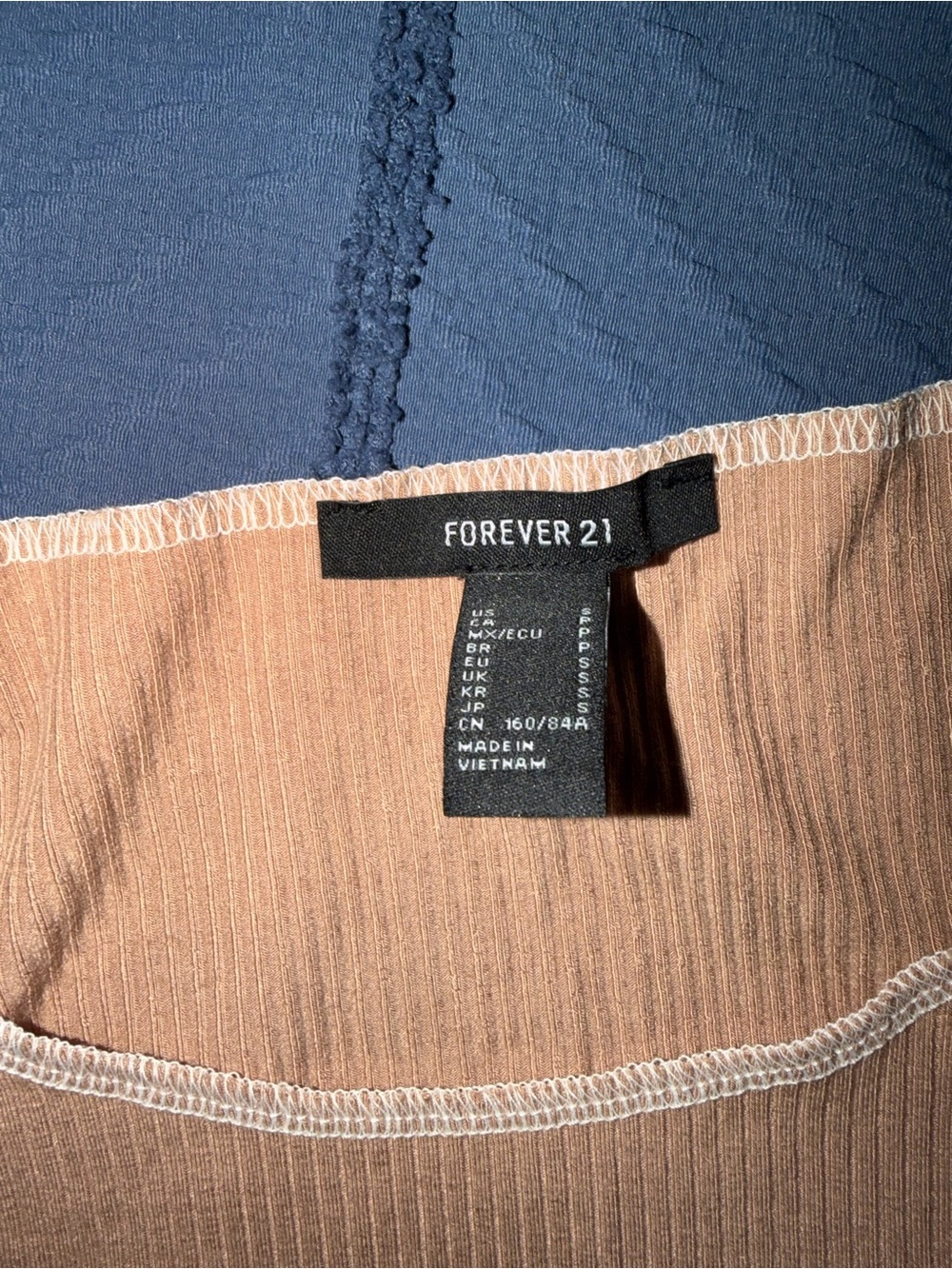 American Eagle Outfitters Ribbed Tank & Top Set - Black, Blush, Olive, Camel - Picture 4 of 5
